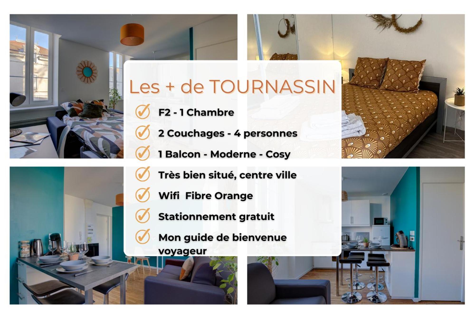 Le Tournassin-Balcon-Stationnement Gratuit Daire Bourg-en-Bresse Dış mekan fotoğraf